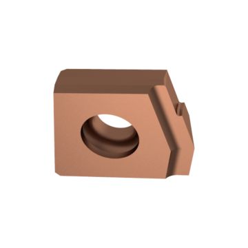 Insertos para broca canhão com um corte EB 800 Insertos para broca canhão com um corte EB 800